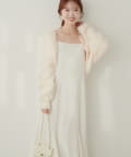 natural couture(ナチュラルクチュール) 〈mizu〉マルチリボンマーメイドワンピース