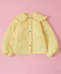 w closet(ダブルクローゼット) 【あみこ企画第3弾！10/16 20:00 販売スタート】【2WAY】Amフリル襟付き中綿ブルゾン