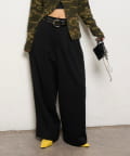 OUTLET(アウトレット) 【WHO'S WHO gallery】スウェット2タックスラックス