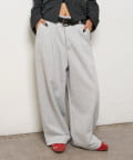 OUTLET(アウトレット) 【WHO'S WHO gallery】スウェット2タックスラックス