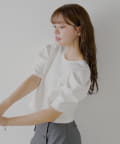OUTLET(アウトレット) 【Chico】バックオープンパールパワショルT
