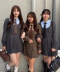 Remind me and forever(リマインドミーアンドフォーエバー) 推し活にもぴったり！ネクタイ付ドッキングワンピース