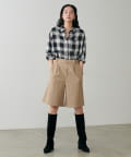 LARUTA(ラルータ) 裏起毛サキソニーショートパンツ