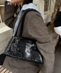 CIAOPANIC TYPY(チャオパニックティピー) 【ペットボトル収納可能】ハートスタッズチャーム付きボストンBAG