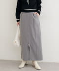 natural couture(ナチュラルクチュール) 【セットフェア対象】【パルクロ限定】フラップポケットジップスカート