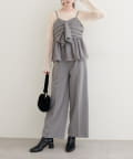 natural couture(ナチュラルクチュール) 【セットフェア対象】【パルクロ限定】サイドボタンパンツ