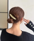 Chez toi(シェトワ) 細長円形バレッタ