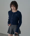 mline(エムライン) [mline]ケーブルロゴ ショートカーディガン
