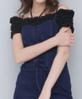 NICE CLAUP / OLIVE des OLIVE OUTLET(ナイスクラップ  / オリーブ デ オリーブ アウトレット) Seemiくしゅくしゅビスチェ