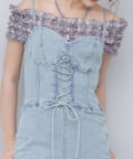 NICE CLAUP / OLIVE des OLIVE OUTLET(ナイスクラップ  / オリーブ デ オリーブ アウトレット) Seemiくしゅくしゅビスチェ