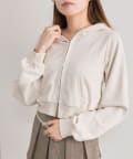 NICE CLAUP / OLIVE des OLIVE OUTLET(ナイスクラップ  / オリーブ デ オリーブ アウトレット) 【OLIVE des OLIVE】アウターに合わせるパーカー