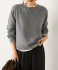 Jena　espace merveilleux(ジェナ　エスパスメルヴェイユ) ラメクルーネックニット