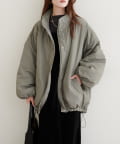natural couture(ナチュラルクチュール) ナイロンワッシャーリバーシコート