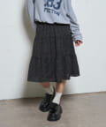 OUTLET(アウトレット) 【WHO'S WHO gallery】メッシュミドルスカート