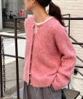 FREDY & GLOSTER(フレディ アンド グロスター) ふわふわ起毛ニットカーディガン