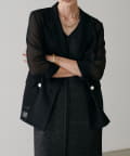NICE CLAUP / OLIVE des OLIVE OUTLET(ナイスクラップ  / オリーブ デ オリーブ アウトレット) 【 LARUTA】メタル釦メッシュジャケット