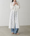 NICE CLAUP / OLIVE des OLIVE OUTLET(ナイスクラップ  / オリーブ デ オリーブ アウトレット) 【LARUTA】ヨーク切替レースワンピース