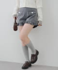 Remind me and forever(リマインドミーアンドフォーエバー) 細見えまちがいなし！裾フリルショートパンツ