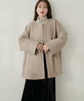 natural couture(ナチュラルクチュール) 【WEB限定】〈osono〉２WAYノーカラーコート