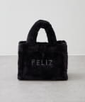 NICE CLAUP / OLIVE des OLIVE OUTLET(ナイスクラップ  / オリーブ デ オリーブ アウトレット) 【OUTLET限定】ロゴ刺繍ファートート