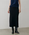 NICE CLAUP / OLIVE des OLIVE OUTLET(ナイスクラップ  / オリーブ デ オリーブ アウトレット) 【LARUTA】ＵＶ＆接触冷感シンプルラインニットスカート