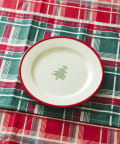 salut!(サリュ) クリスマスラインプレート:21cm/クリスマスアフタヌーンティー
