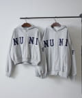 Remind me and forever(リマインドミーアンドフォーエバー) 【NUNIFE】【選べる2丈!】裏起毛ロゴパーカー