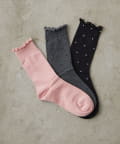 NICE CLAUP / OLIVE des OLIVE OUTLET(ナイスクラップ  / オリーブ デ オリーブ アウトレット) 【RMAF】ドット柄ソックス