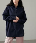 NICE CLAUP / OLIVE des OLIVE OUTLET(ナイスクラップ  / オリーブ デ オリーブ アウトレット) 【LARUTA】ちびロゴ刺?BIGシャツ