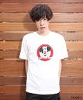 one after another NICE CLAUP(ワンアフターアナザー ナイスクラップ) ミッキーマウス・ミニ―マウス/men'sプリントTシャツ