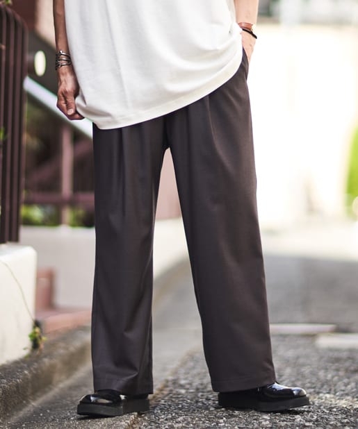 半導体 抹消 おしゃれじゃない タック ワイド パンツ メンズ ロードハウス 含む 急いで
