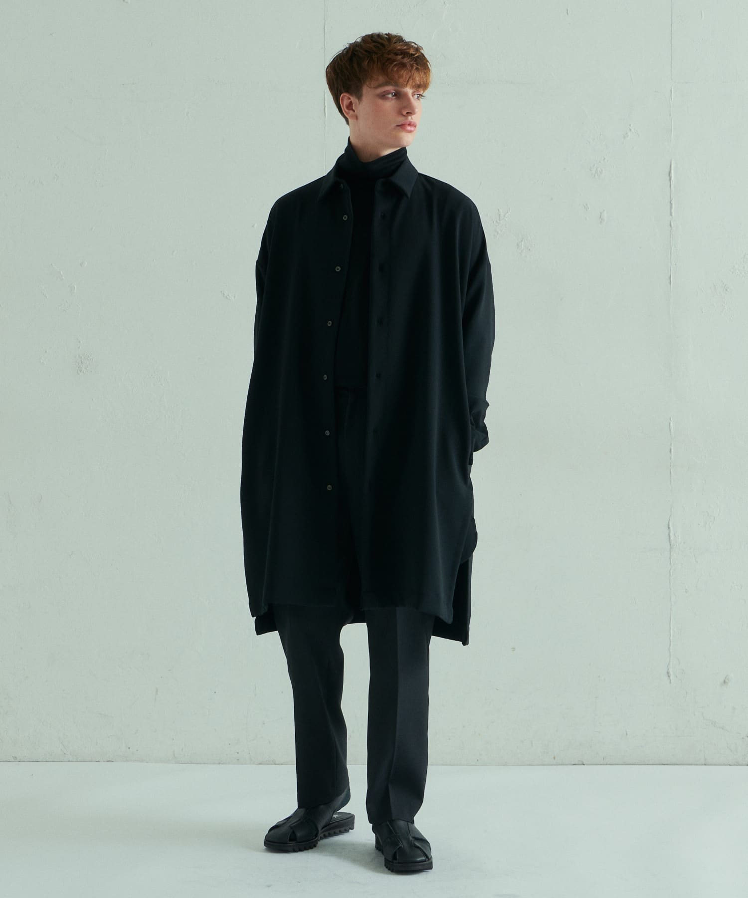サイドスリット ビッグシルエット シャツコート Lui S ルイス メンズ Pal Closet パルクローゼット パルグループ公式ファッション通販サイト