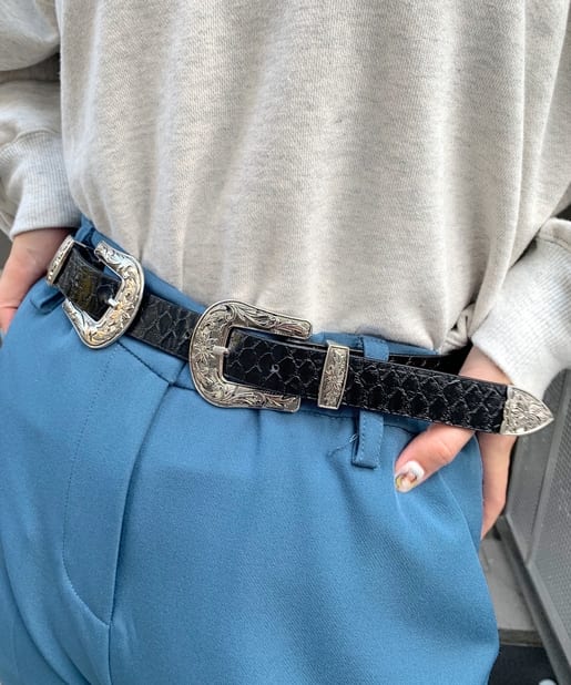 DOUBLE BUCKLE BELT