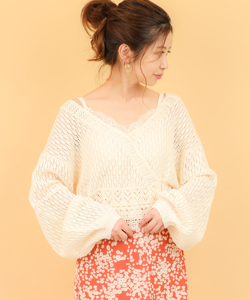 透け感がかわいい♡透かし柄スカート - Chico(チコ)名古屋ゲート  