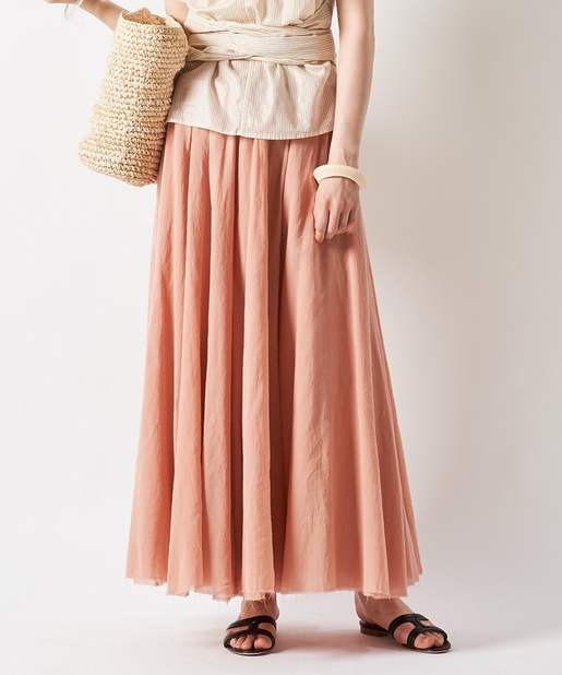 天神店 CLASSYコラボ シフォンフレアスカート - Whim Gazette(ウィム  