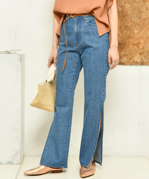 Doudou ロングスリットタイトデニム Outlet アウトレット レディース Pal Closet パルクローゼット パルグループ公式ファッション通販サイト