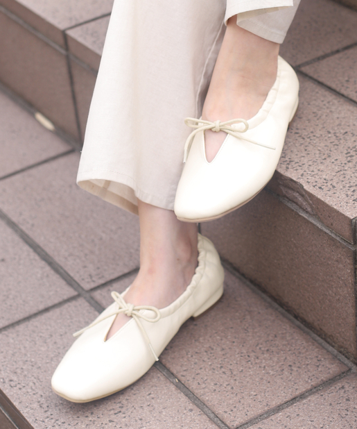 リボン付バブーシュ One After Another Nice Claup ワンアフターアナザー ナイスクラップ レディース Pal Closet パルクローゼット パルグループ公式ファッション通販サイト