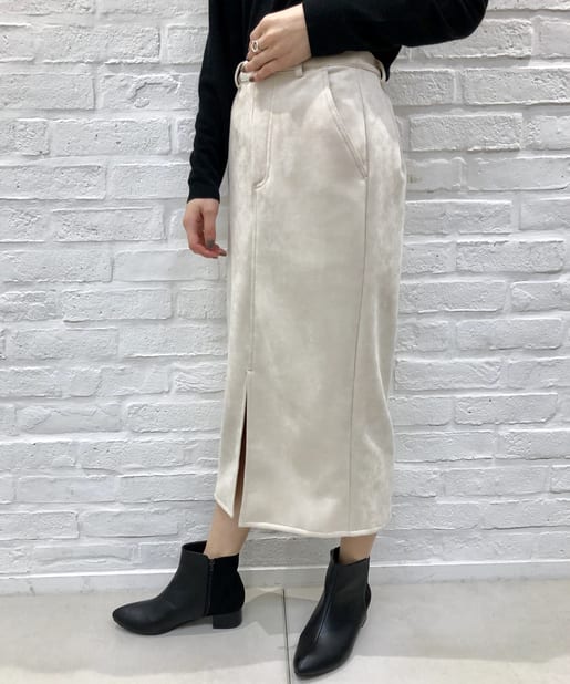 prose verse(プロズヴェール) エコスエードナロースカート