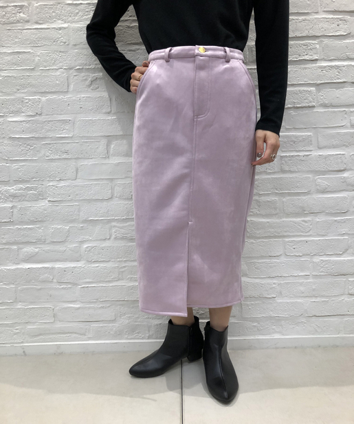 prose verse(プロズヴェール) エコスエードナロースカート