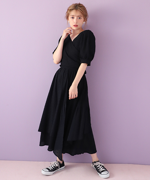 前後2wayコットンレースセットアップ One After Another Nice Claup ワンアフターアナザー ナイスクラップ レディース Pal Closet パルクローゼット パルグループ公式ファッション通販サイト