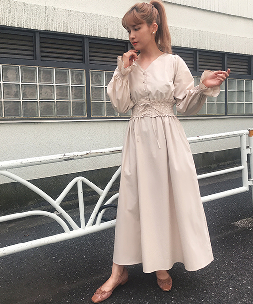 コルセット長袖ワンピース One After Another Nice Claup ワンアフターアナザー ナイスクラップ レディース Pal Closet パルクローゼット パルグループ公式ファッション通販サイト