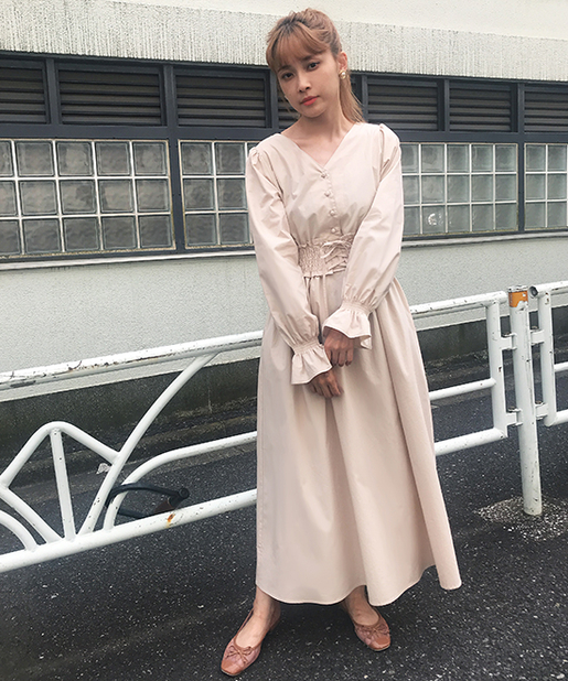 コルセット長袖ワンピース One After Another Nice Claup ワンアフターアナザー ナイスクラップ レディース Pal Closet パルクローゼット パルグループ公式ファッション通販サイト