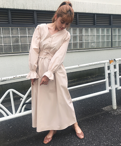 コルセット長袖ワンピース One After Another Nice Claup ワンアフターアナザー ナイスクラップ レディース Pal Closet パルクローゼット パルグループ公式ファッション通販サイト