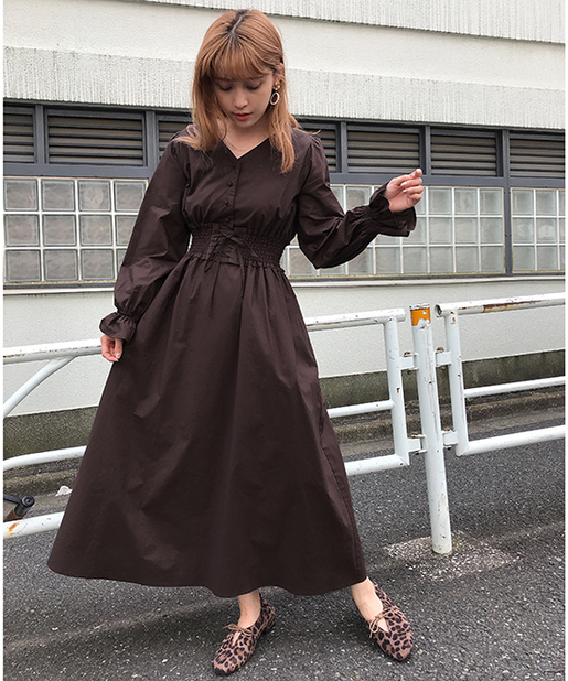 コルセット長袖ワンピース One After Another Nice Claup ワンアフターアナザー ナイスクラップ レディース Pal Closet パルクローゼット パルグループ公式ファッション通販サイト