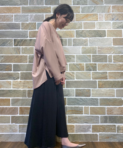 Chez toi(シェトワ) 【コクーンシルエット】シャイニー2WAYブラウス