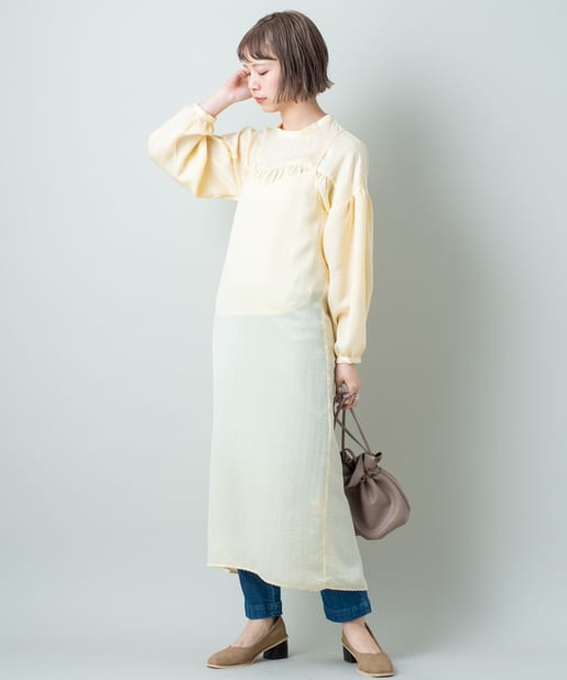 サテンワンピース ブラウス Set Kastane カスタネ レディース Pal Closet パルクローゼット パルグループ公式ファッション通販サイト