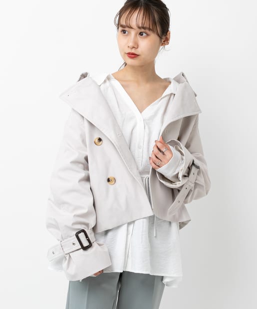 ショートトレンチ Mystic ミスティック レディース Pal Closet パルクローゼット パルグループ公式ファッション通販サイト