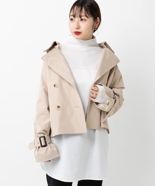 ショートトレンチ Mystic ミスティック レディース Pal Closet パルクローゼット パルグループ公式ファッション通販サイト