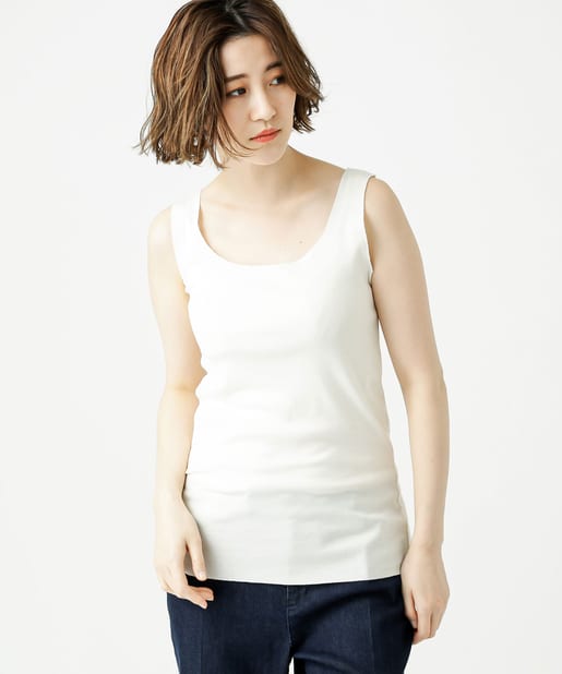 インナー美人 手洗い可 シームレスタンクトップ Rive Droite リヴドロワ レディース Pal Closet パルクローゼット パルグループ公式ファッション通販サイト