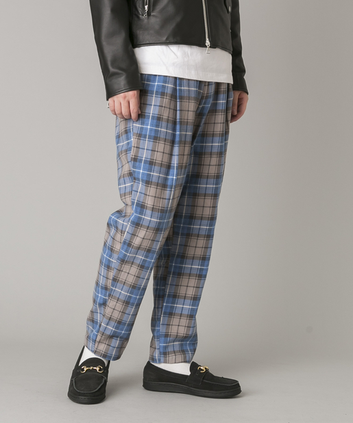 Ciaopanic タータンチェック1タックテーパードパンツ Outlet アウトレット メンズ Pal Closet パルクローゼット パルグループ公式ファッション通販サイト